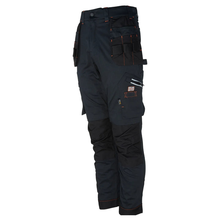 Unbreakable U224 Relfex Pro Stretch Holster Black Multi-Pocket Work Trouser