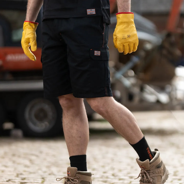 Unbreakable U235 Cargo Pro Black Work Shorts
