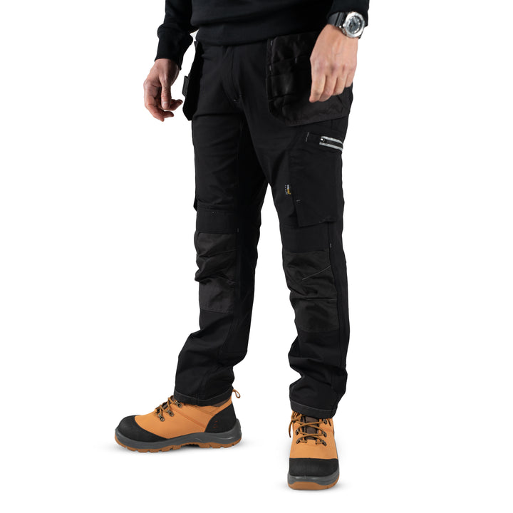 Unbreakable U242 Black 4-Way Stretch Multi-Pocket Holster Work Trousers