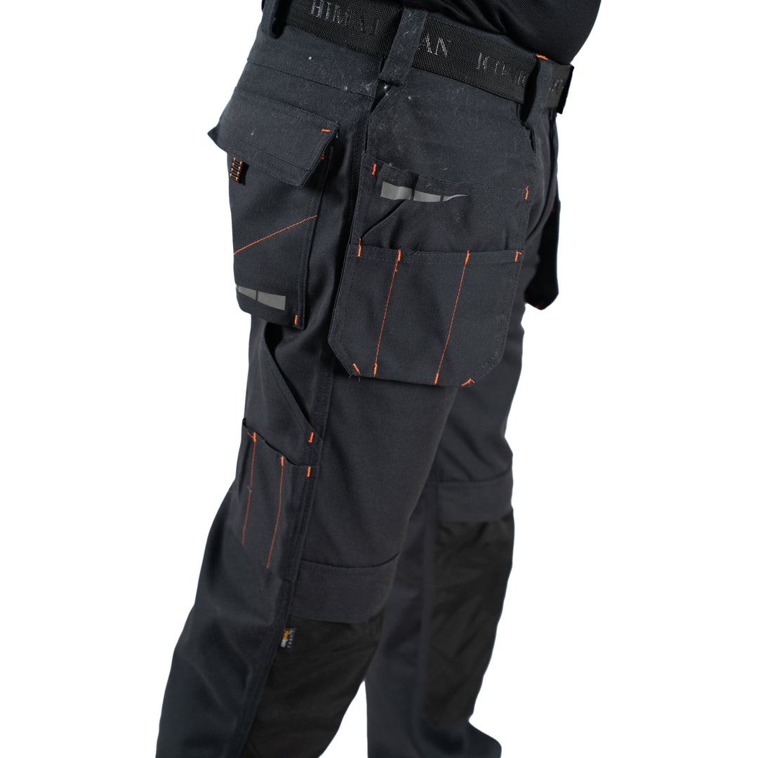 Unbreakable U222 Harrier Black Extreme Multi-Pocket Work Trouser