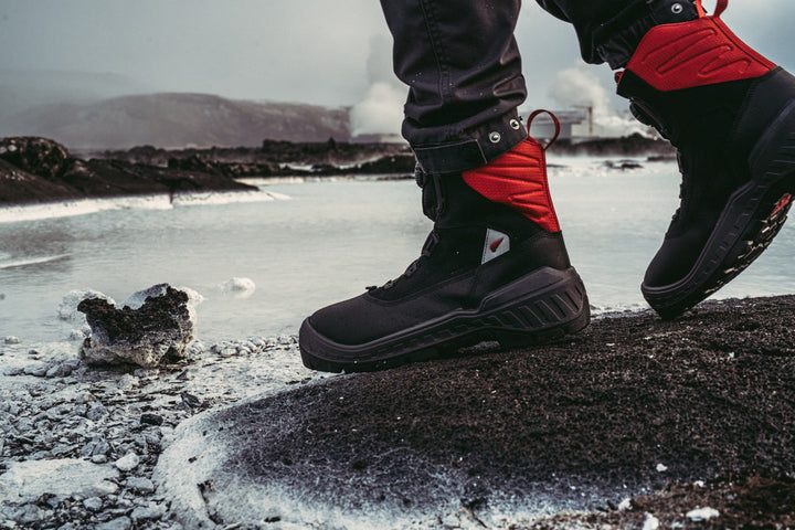 Red Wing Polar X 3265 8" Boa Boot Black and Red