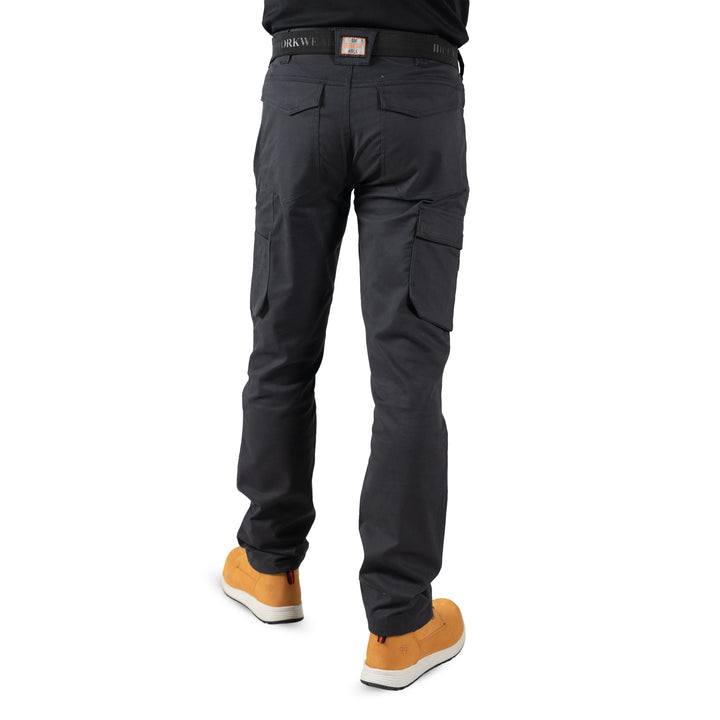 Unbreakable U232 Reflex Stretch Black Multi-Pocket Work Trousers