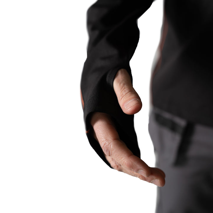 Unbreakable U401 Stamford Black/Orange Trimmed Microtech Shirt