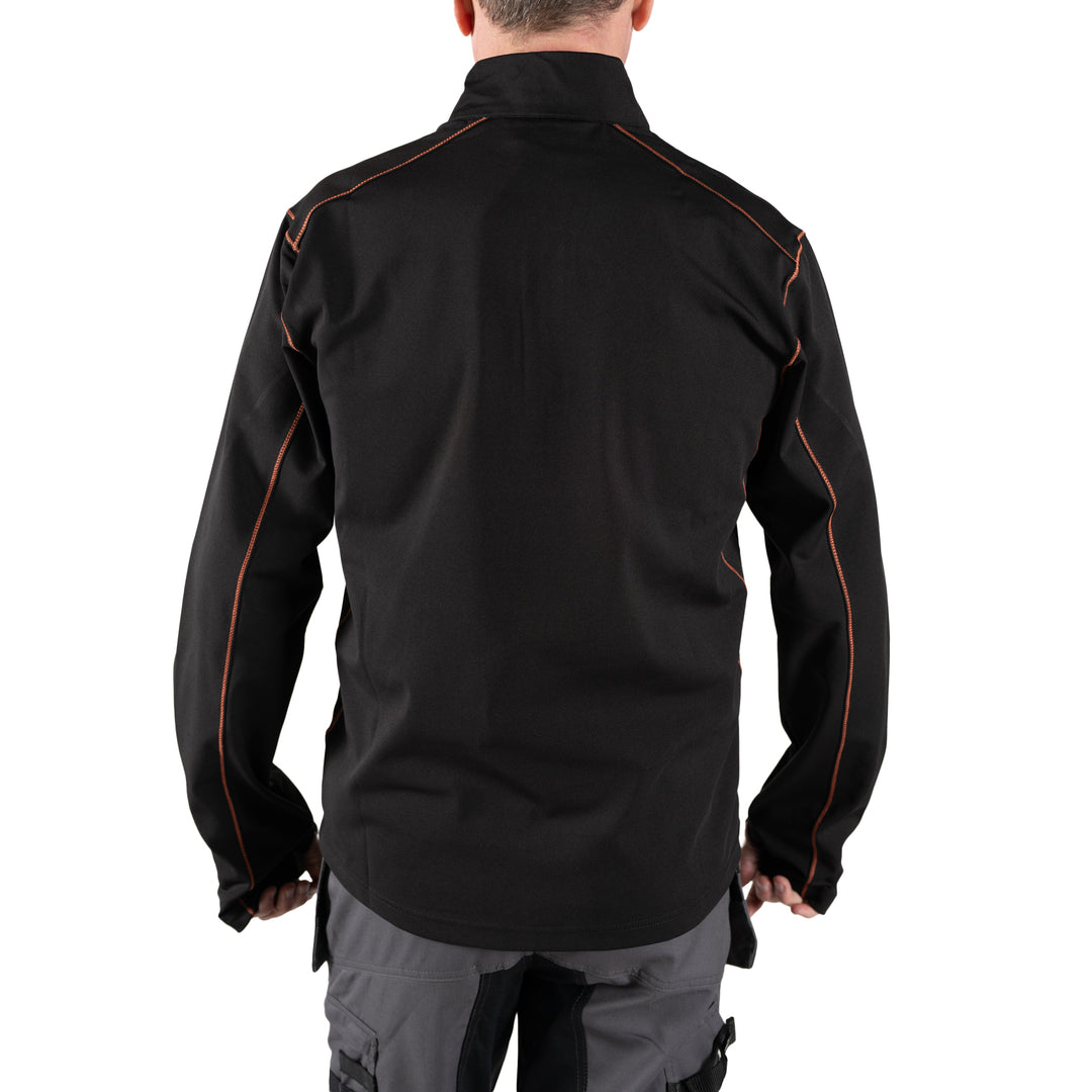 Unbreakable U401 Stamford Black/Orange Trimmed Microtech Shirt