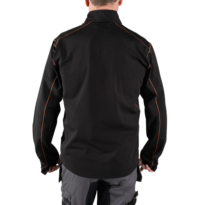 Unbreakable U401 Stamford Black/Orange Trimmed Microtech Shirt