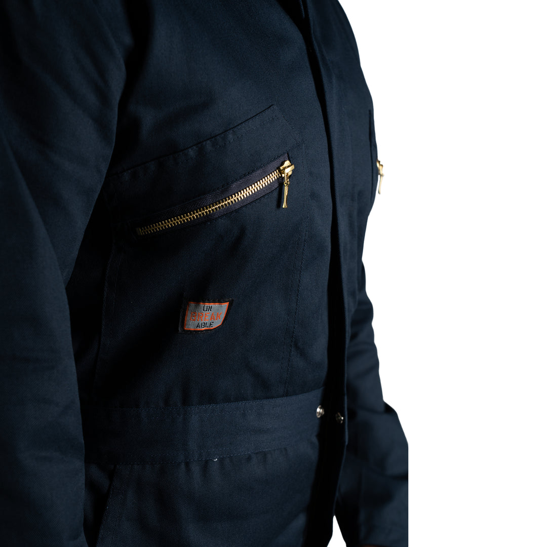Unbreakable U270 Navy Zipped Coverall