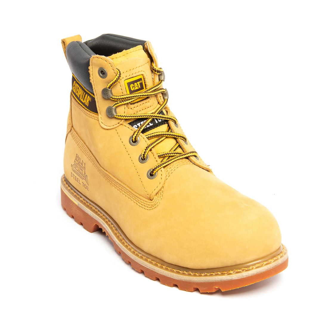 CAT 7042 SB SRC HRO Holton Honey Leather Steel Safety Boot