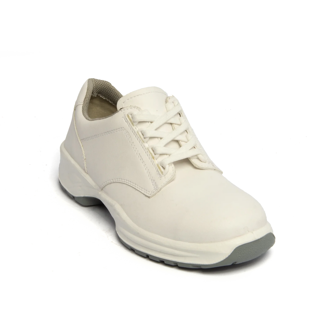 Himalayan 9951 S2/SRC White Microfibre Lace-Up Safety Shoe