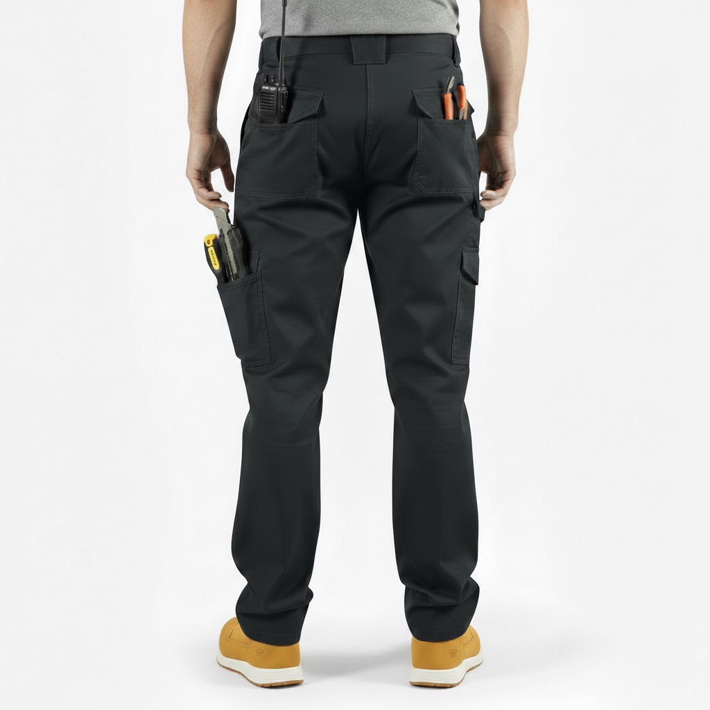 Unbreakable U227 Kite Pro Black Multi-Pocket Work Trouser