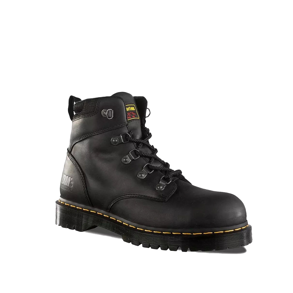Dr Martens 6630 HOLKHAM ST SB/SRA Black Leather Safety Boot