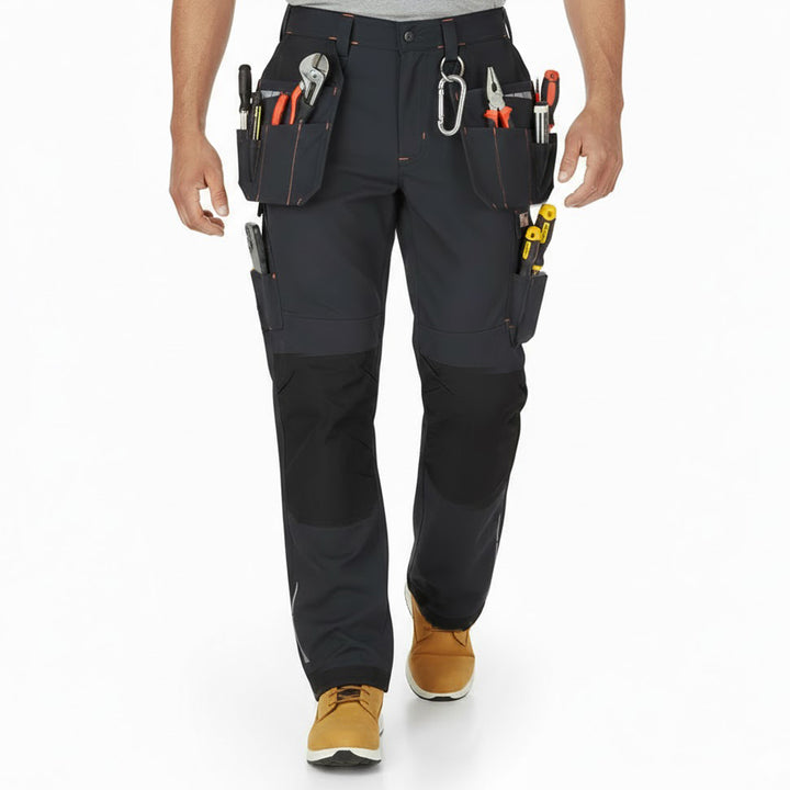 Unbreakable U222 Harrier Black Extreme Multi-Pocket Work Trouser
