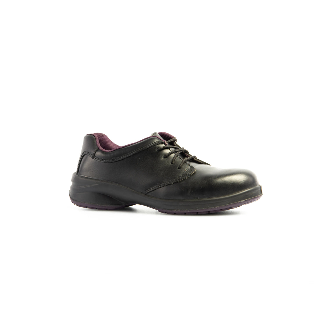 Black safety shoes womens online