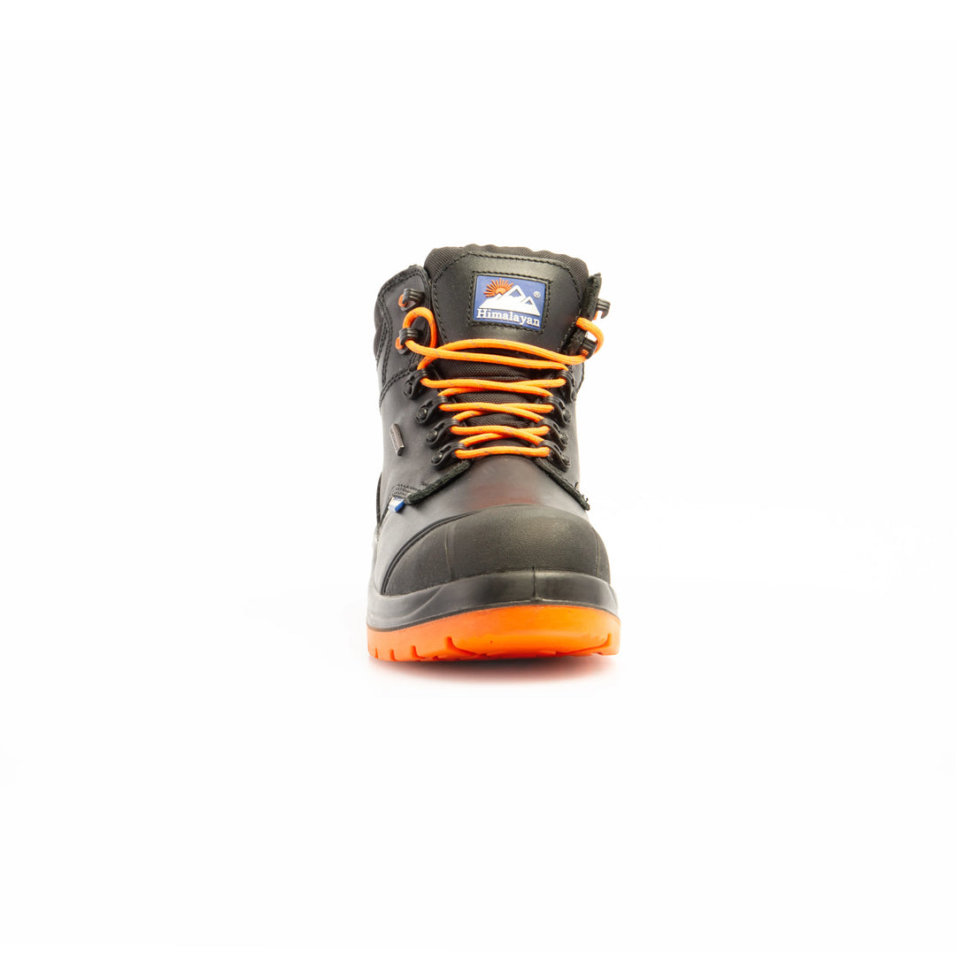 Himalayan 5402 S3 SRC ReflectO Waterproof Black Safety Boot with Orange Sole