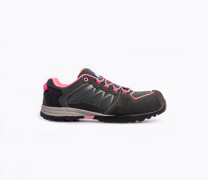 Himalayan 4302 S1P/SRC Women's Composite Grey/Pink Safety Cross Trainer