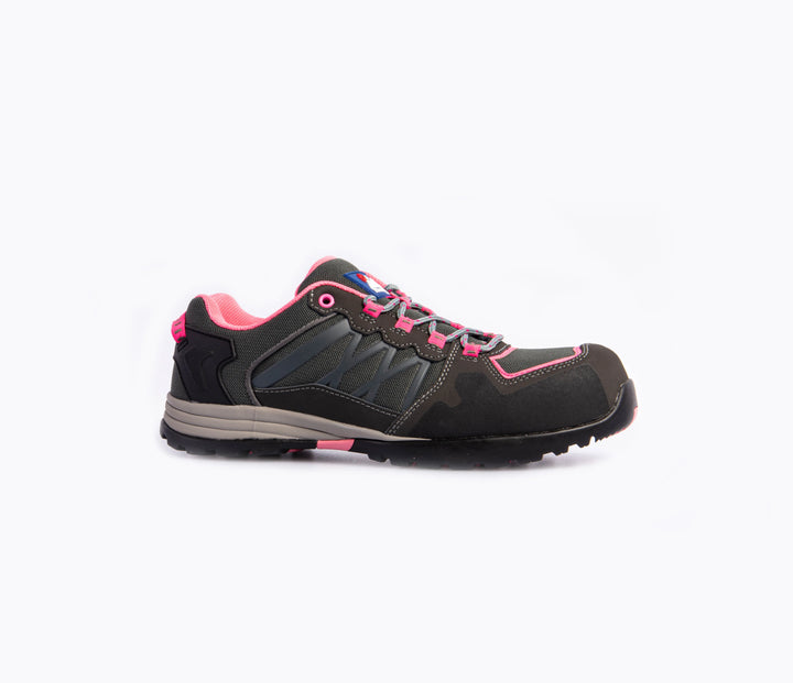 Himalayan 4302 S1P/SRC Women's Composite Grey/Pink Safety Cross Trainer