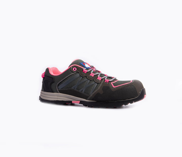 Himalayan 4302 S1P/SRC Women's Composite Grey/Pink Safety Cross Trainer