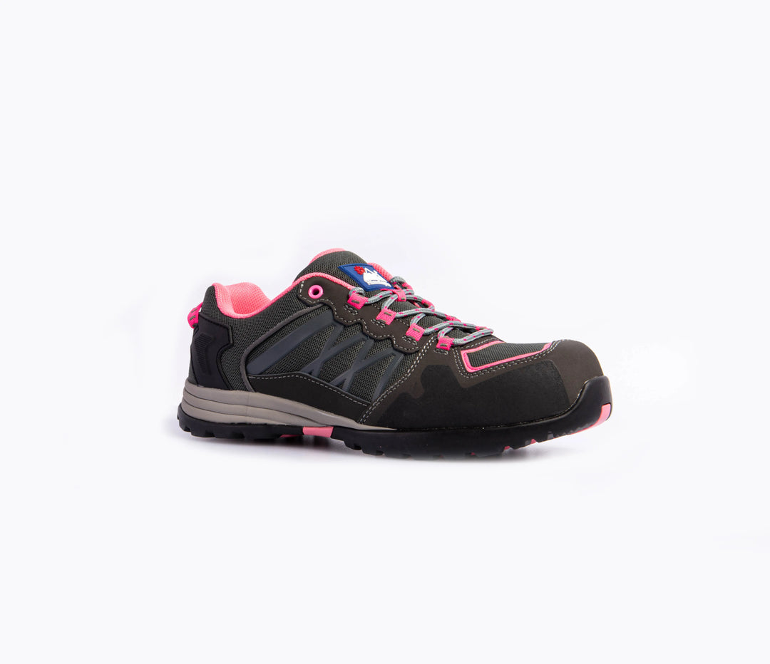 Himalayan 4302 S1P/SRC Women's Composite Grey/Pink Safety Cross Trainer