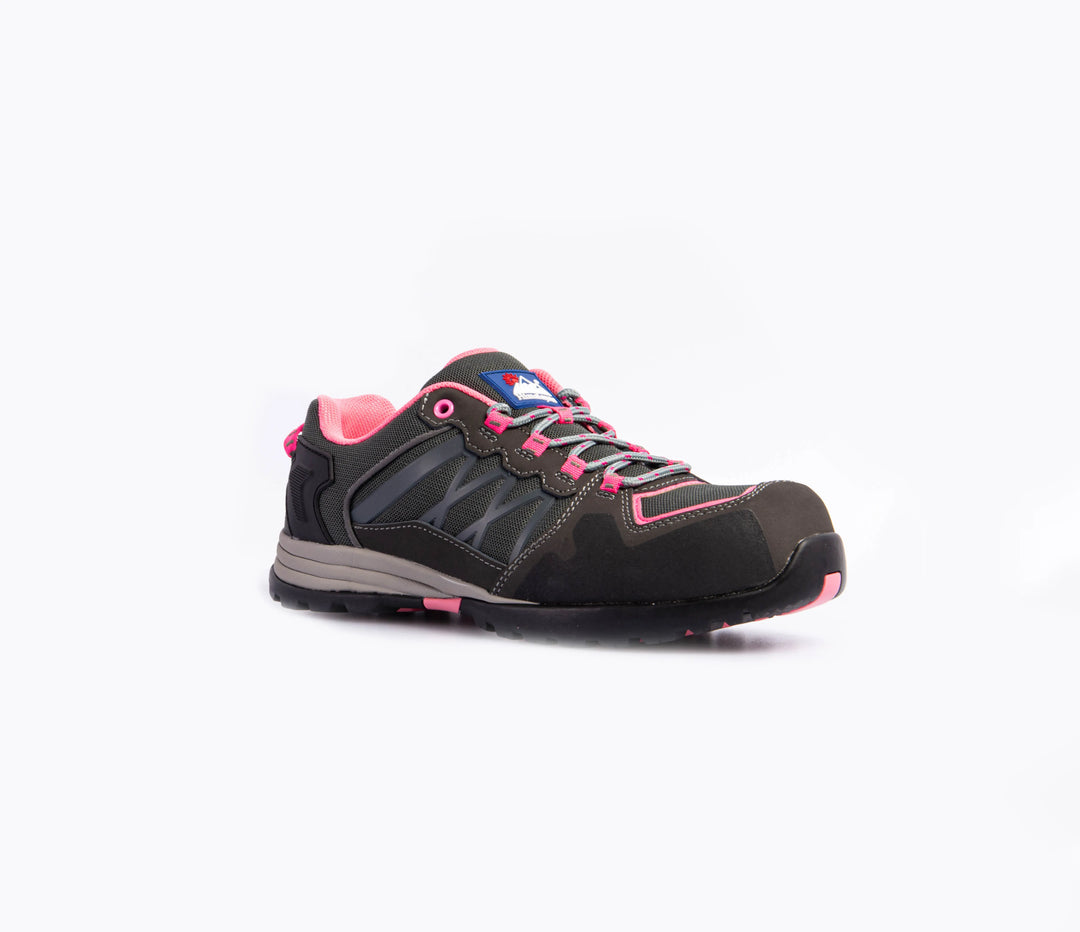 Himalayan 4302 S1P/SRC Women's Composite Grey/Pink Safety Cross Trainer