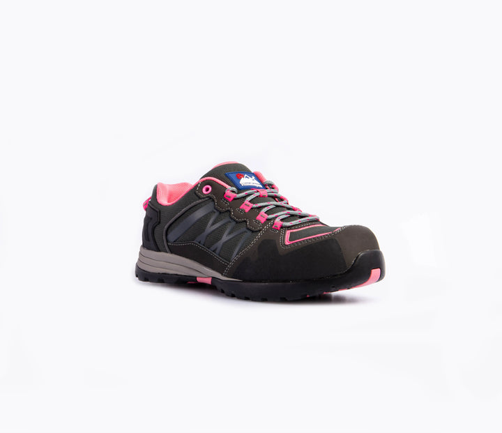 Himalayan 4302 S1P/SRC Women's Composite Grey/Pink Safety Cross Trainer