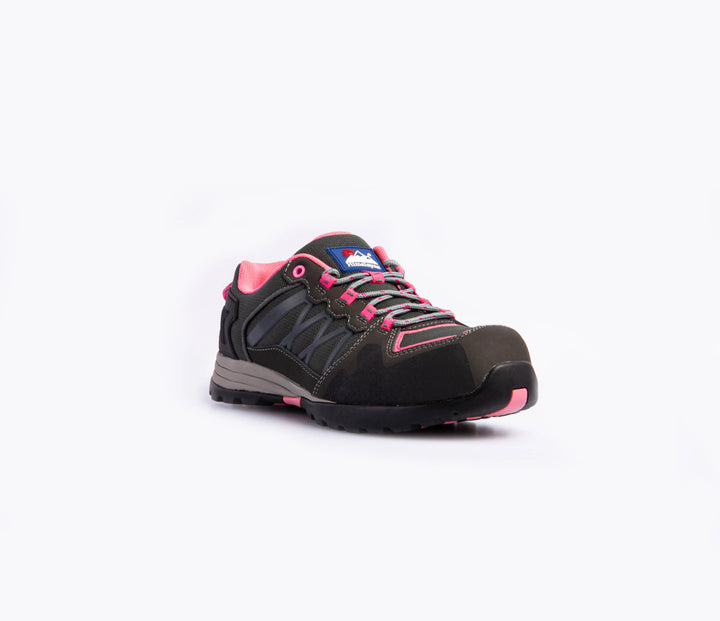 Himalayan 4302 S1P/SRC Women's Composite Grey/Pink Safety Cross Trainer