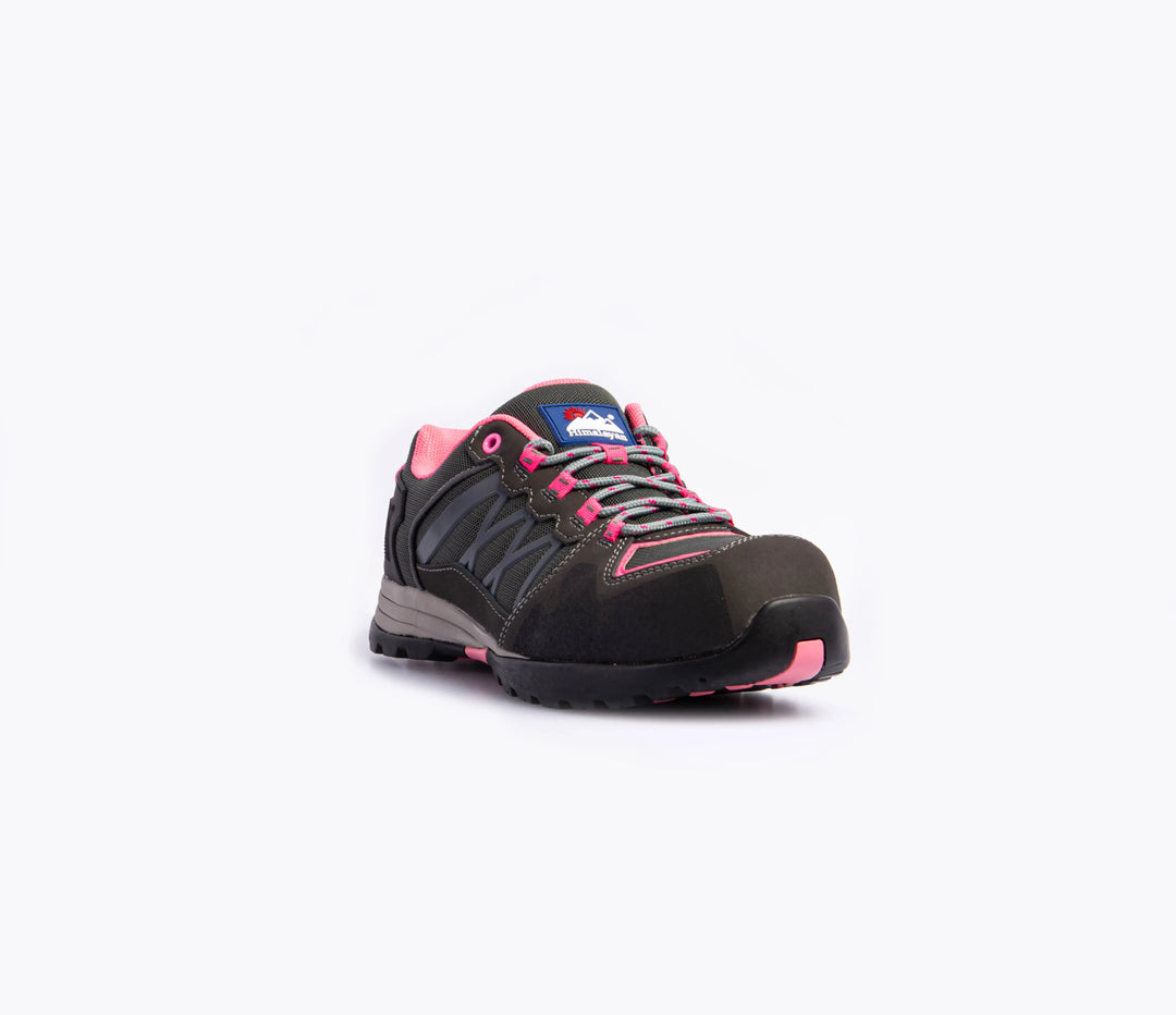 Himalayan 4302 S1P/SRC Women's Composite Grey/Pink Safety Cross Trainer