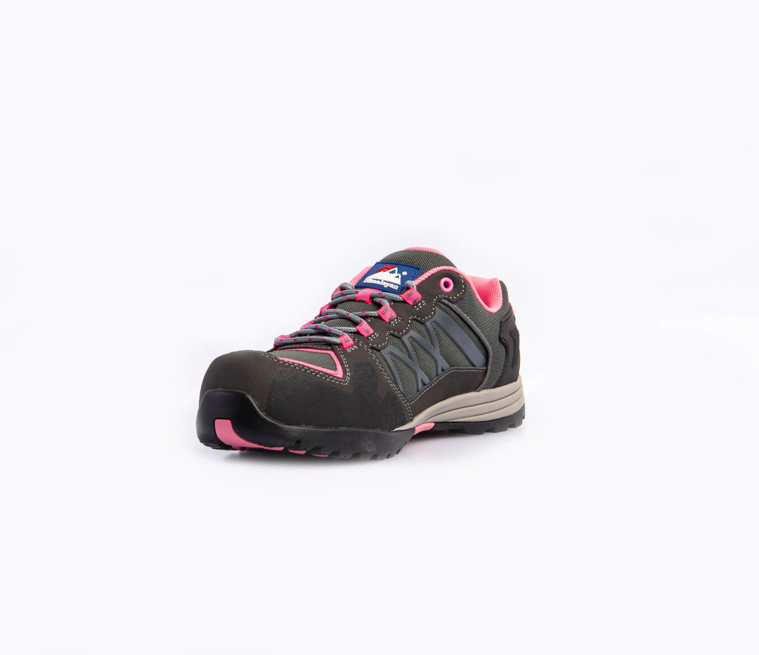 Himalayan 4302 S1P/SRC Women's Composite Grey/Pink Safety Cross Trainer