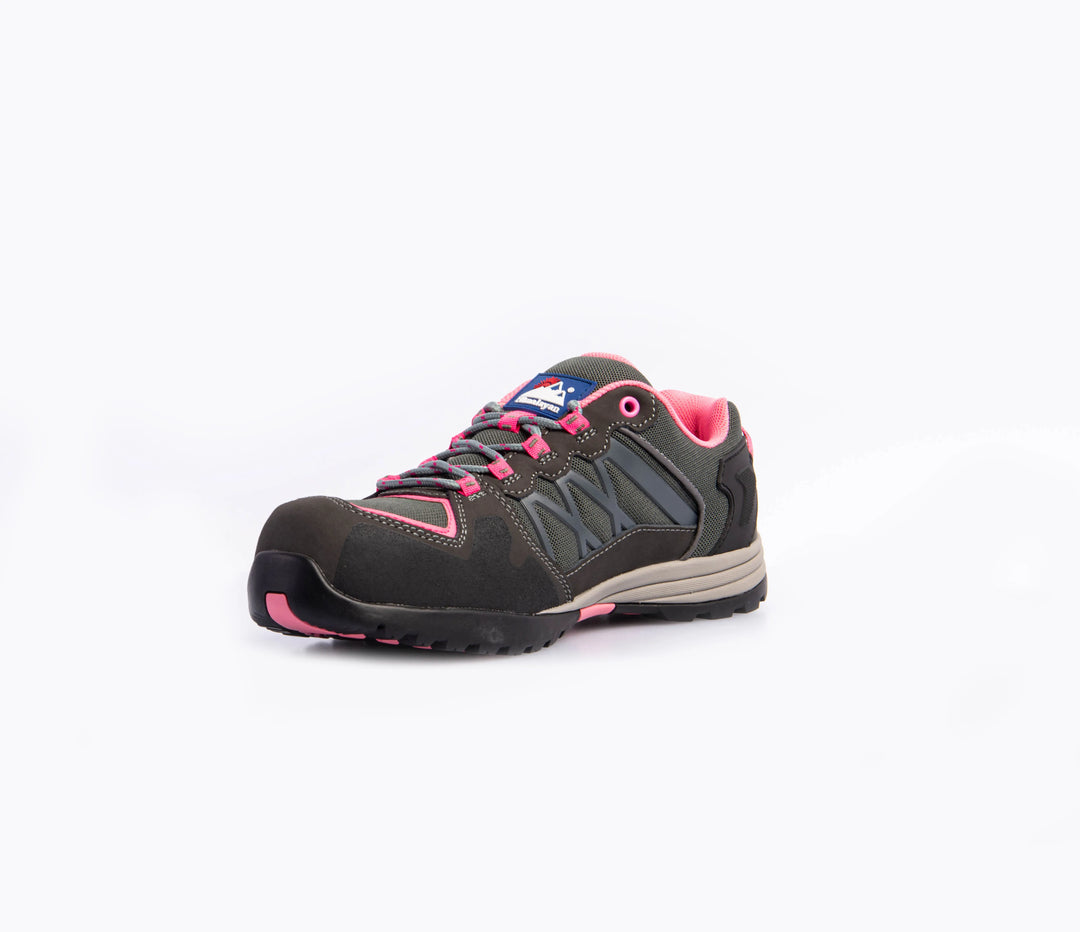 Himalayan 4302 S1P/SRC Women's Composite Grey/Pink Safety Cross Trainer