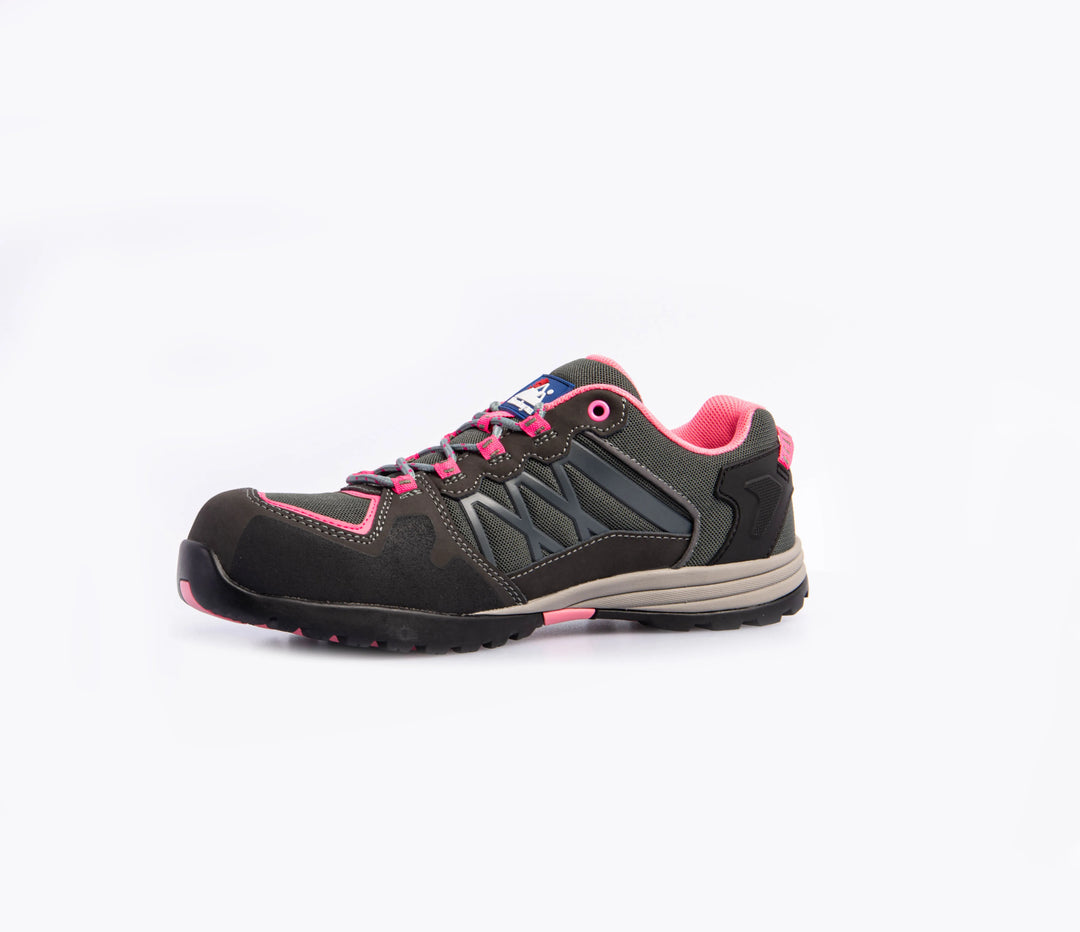 Himalayan 4302 S1P/SRC Women's Composite Grey/Pink Safety Cross Trainer