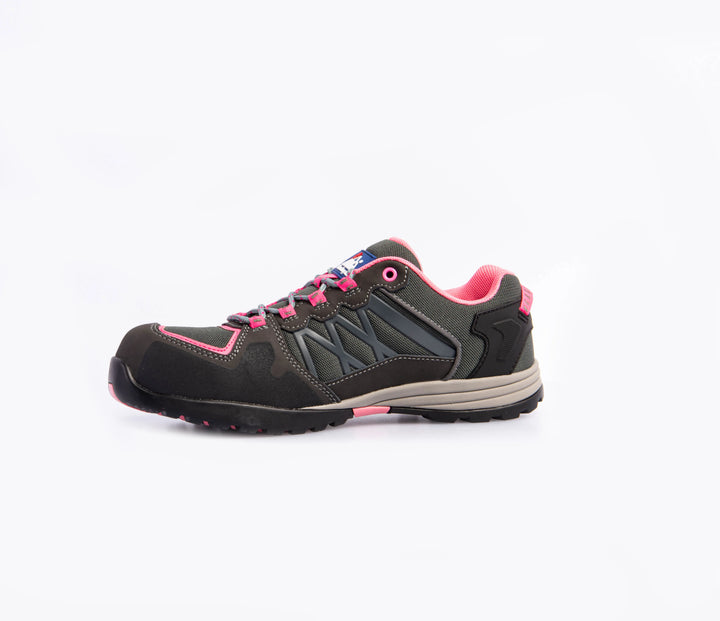 Himalayan 4302 S1P/SRC Women's Composite Grey/Pink Safety Cross Trainer