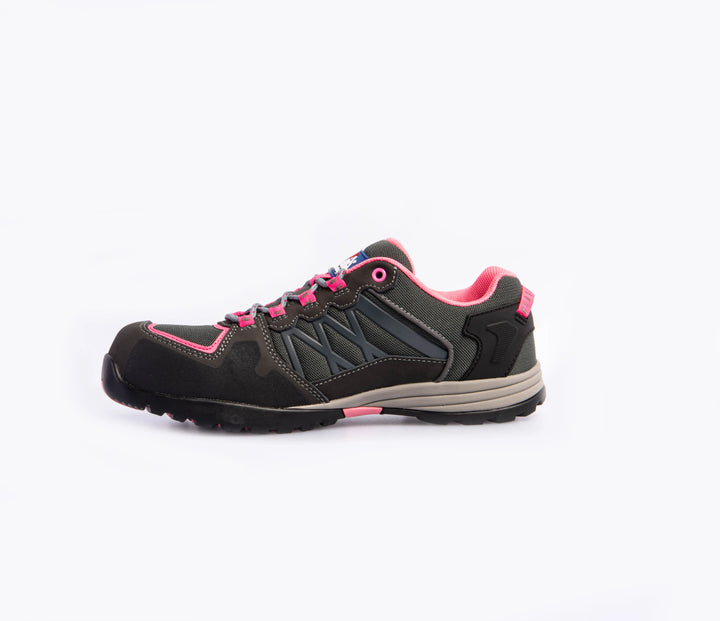 Himalayan 4302 S1P/SRC Women's Composite Grey/Pink Safety Cross Trainer