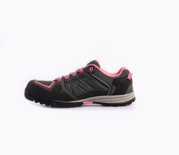 Himalayan 4302 S1P/SRC Women's Composite Grey/Pink Safety Cross Trainer