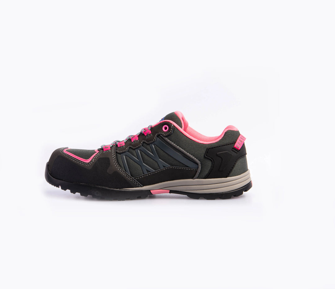 Himalayan 4302 S1P/SRC Women's Composite Grey/Pink Safety Cross Trainer