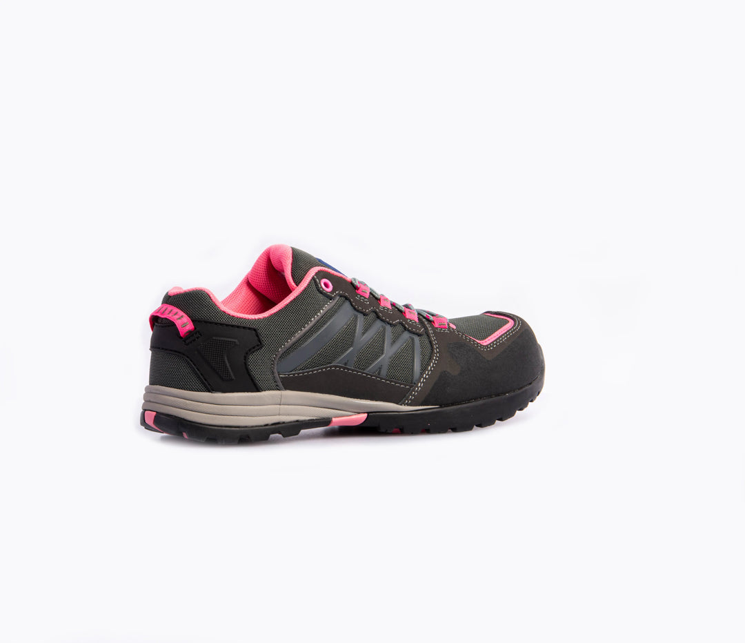 Himalayan 4302 S1P/SRC Women's Composite Grey/Pink Safety Cross Trainer