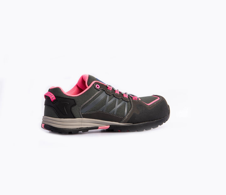 Himalayan 4302 S1P/SRC Women's Composite Grey/Pink Safety Cross Trainer