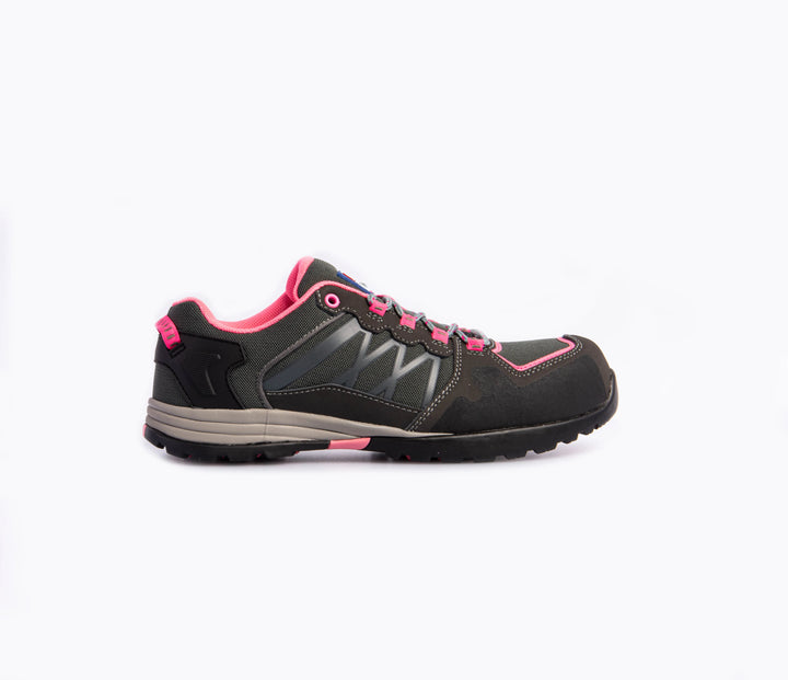 Himalayan 4302 S1P/SRC Women's Composite Grey/Pink Safety Cross Trainer