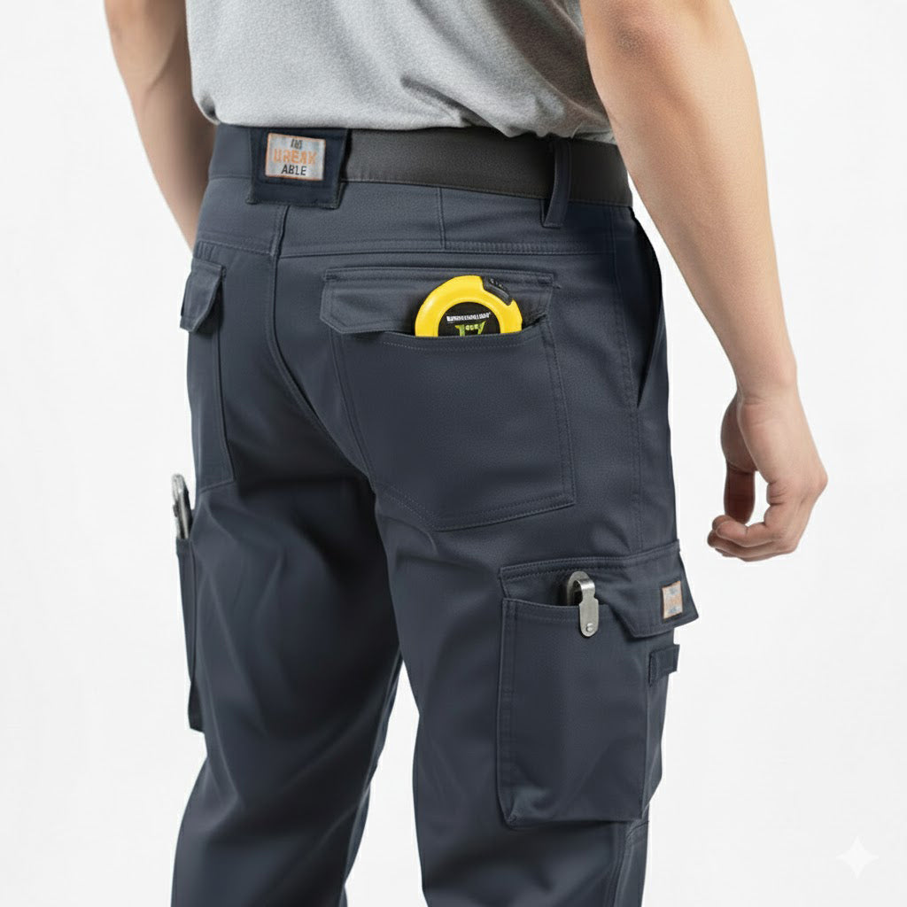 Unbreakable U233 Reflex Stretch Grey Multi-Pocket Work Trousers