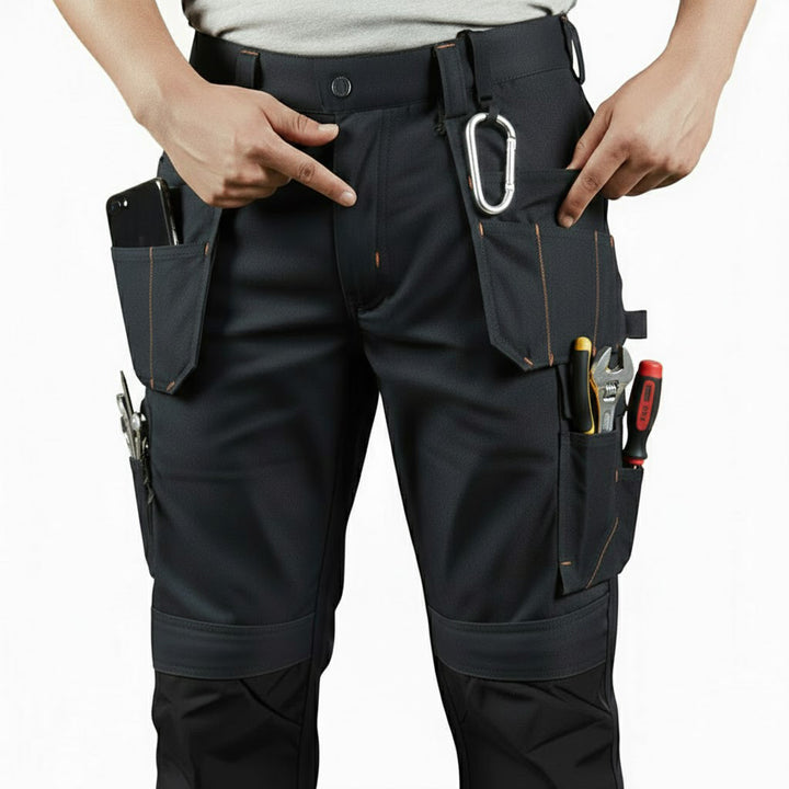 Unbreakable U222 Harrier Black Extreme Multi-Pocket Work Trouser