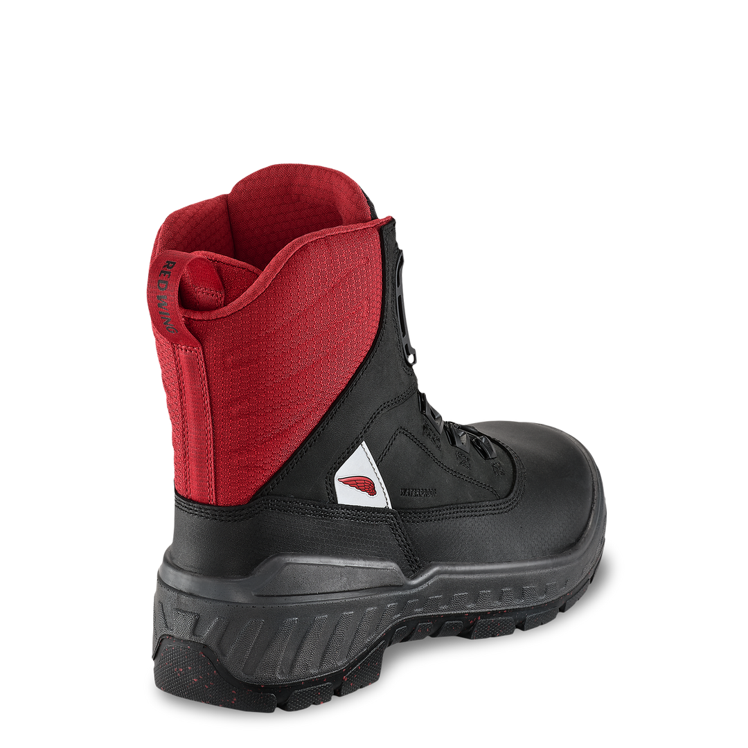 Red Wing Polar X 3265 8" Boa Boot Black and Red