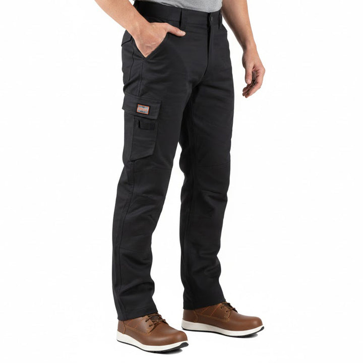 Unbreakable U232 Reflex Stretch Black Multi-Pocket Work Trousers