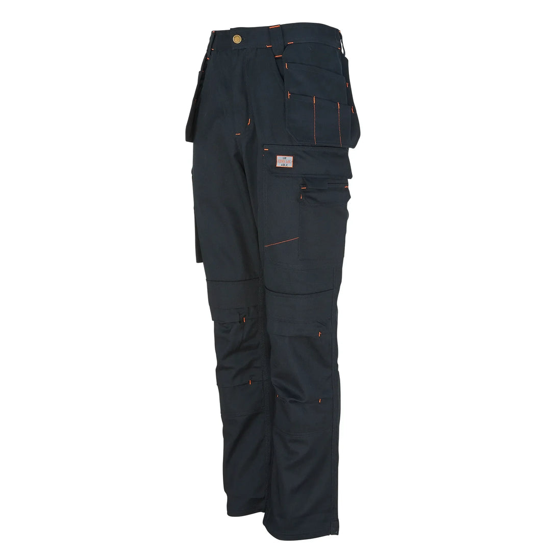 Unbreakable U220 Eagle Pro Black Multi-Pocket Work Trouser