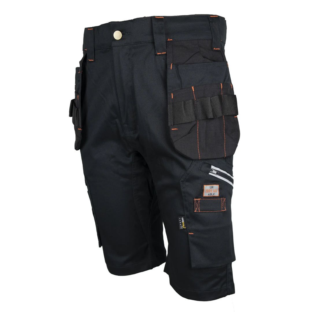 Unbreakable U236 Black Reflex Pro Stretch Holster Work Shorts