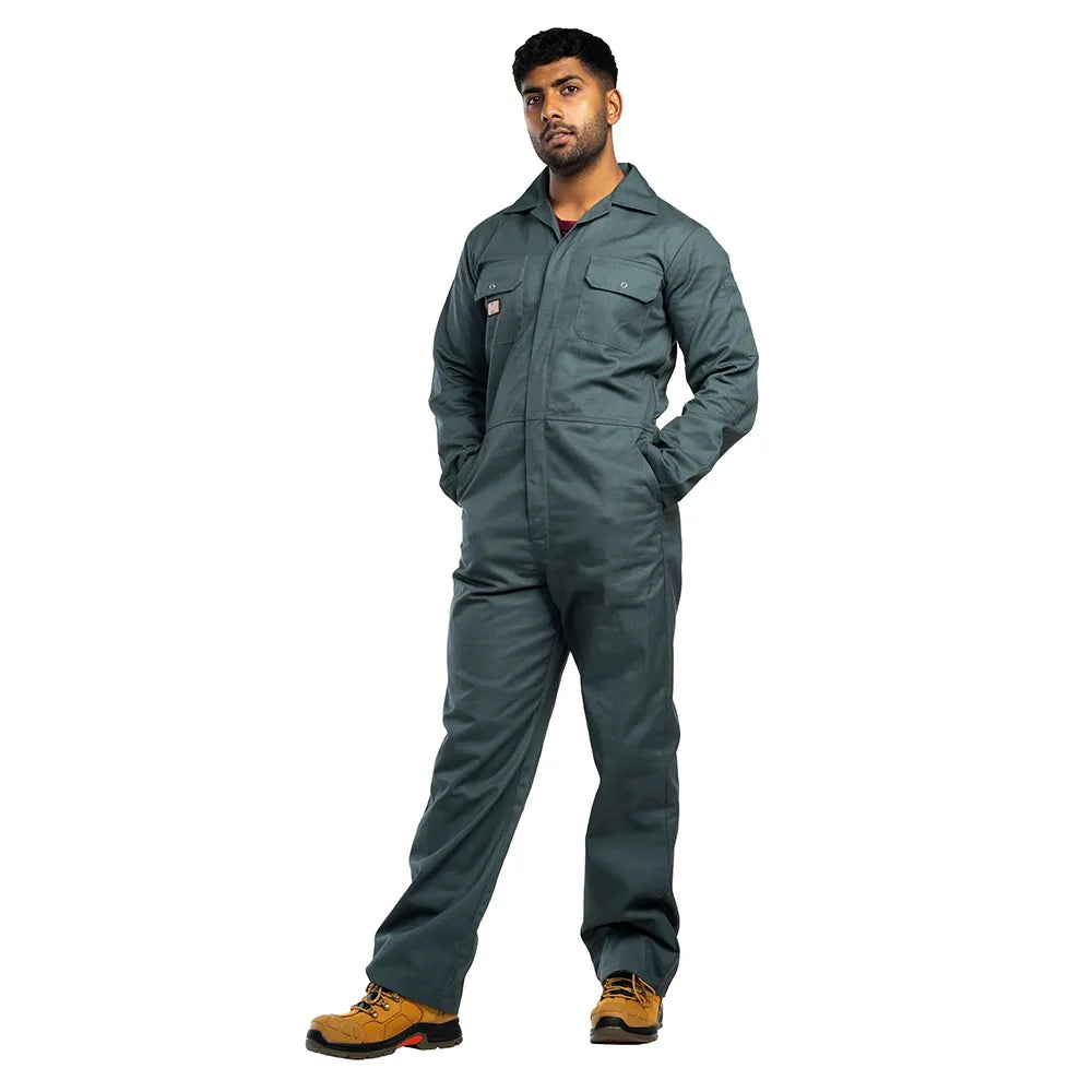 Unbreakable U276 Green Studded Coverall