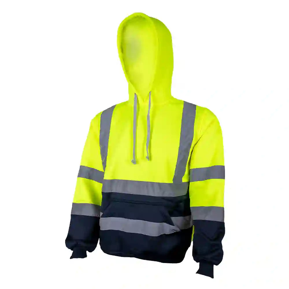 Unbreakable U302 Sherman Yellow/Navy Hi Vis Hoodie