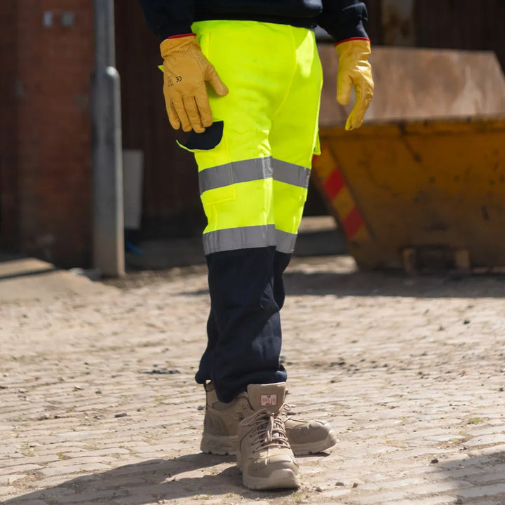 Unbreakable U303 Gibson Yellow/Navy Hi Vis Jogger